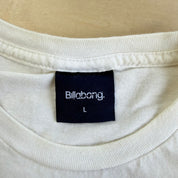 J- Vintage Billabong Logo Text Graphic Tee - L