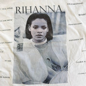 J- Vintage Rihanna Picture & Text Graphic Tee - L