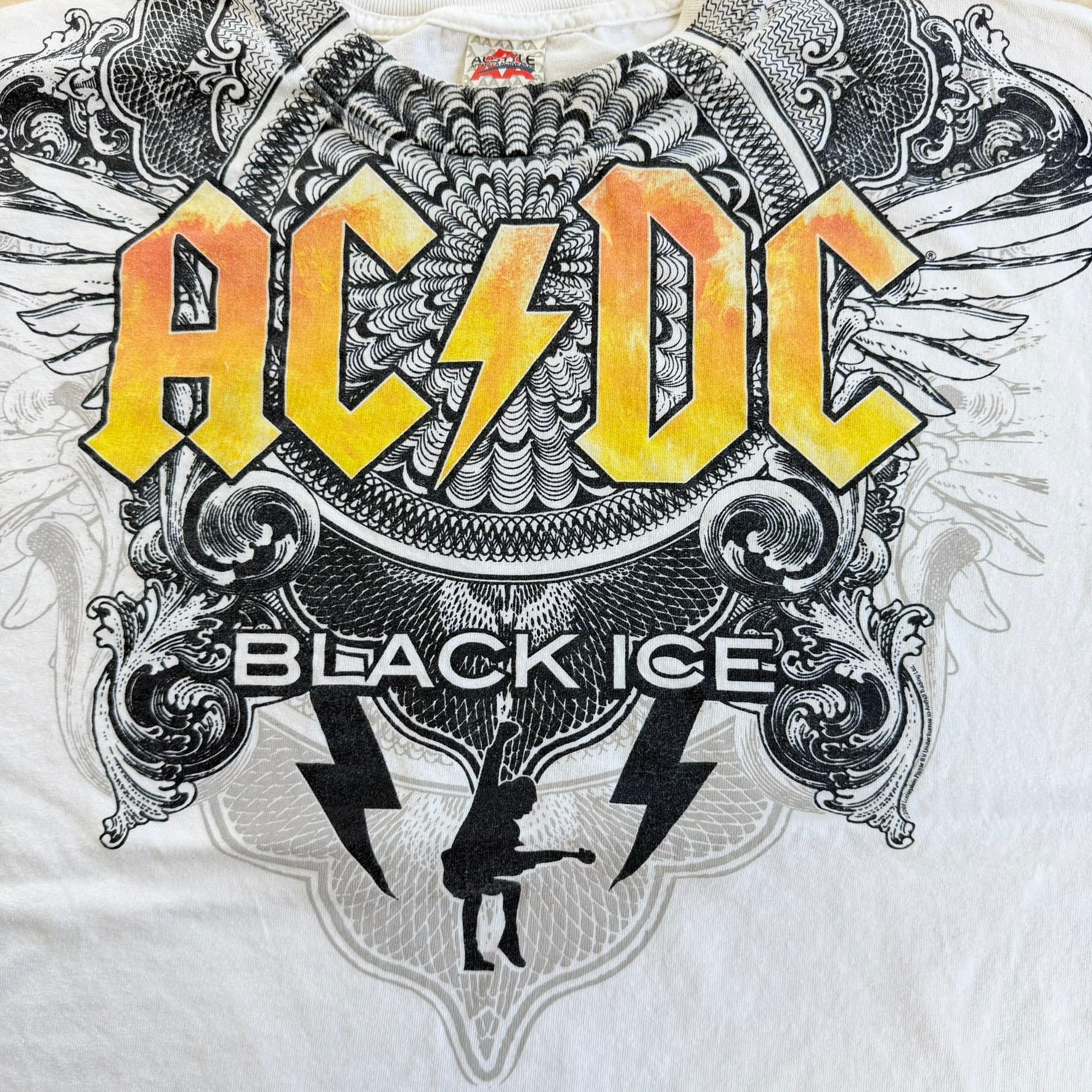 J- Vintage '08 AC/DC Black Ice Graphic Tee - XL