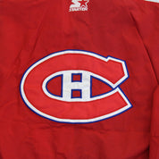 F- Vintage Montreal Canadiens NHL Starter Zip Up Jacket