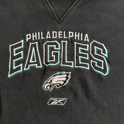 J- Vintage Philadelphia Eagles NFL Reebok Embroidered Logo Graphic Crewneck - 2XL