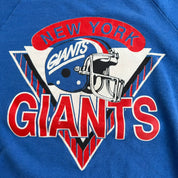 J- Vintage New York Giants NFL Logo Graphic Made In USA Crewneck - 2XL