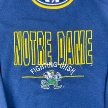 Load image into Gallery viewer, F- Vintage University Of Notre Dame Fighting Irish Logo 7 Embroidered Logo &amp; Text Crewneck

