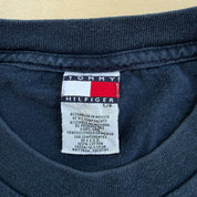 J- Vintage Tommy Hilfiger 1985 Text Graphic Tee - L