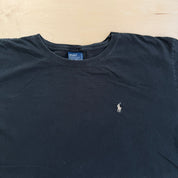 J- Vintage Polo Ralph Lauren Embroidered Logo Tee - XL