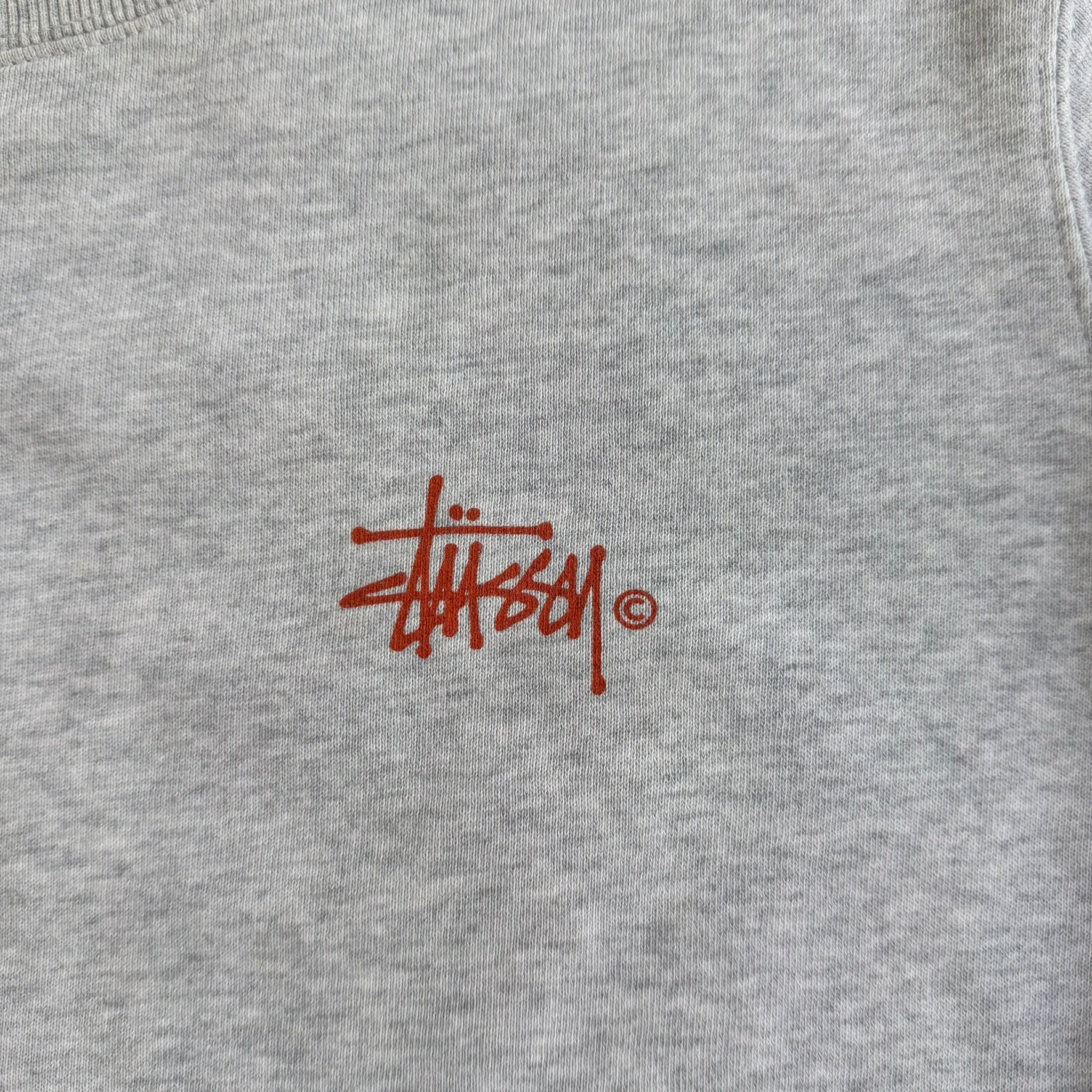 J- Vintage Stussy Signature Script Logo Crewneck - M