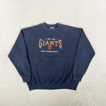 Load image into Gallery viewer, F- Vintage San Francisco Giants MLB Lee Embroidered Logo &amp; Text Crewneck
