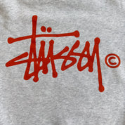J- Vintage Stussy Signature Script Logo Crewneck - M