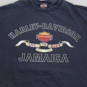 F- Vintage Harley Davidson Live To Ride Jamaica Tee