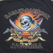 Load image into Gallery viewer, F- Vintage Harley Davidson Live To Ride Jamaica Tee
