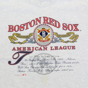 F- Vintage 1991 Boston Red Sox MLB American League Single Stitch Tee