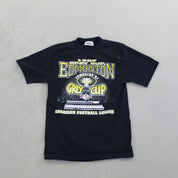 F- Vintage 1997 Edmonton Elks CFL Champs Single Stitch Tee