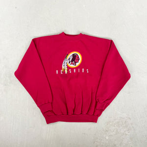 F- Vintage Washington Commanders NFL Pro Player Embroidered Logo & Text Crewneck