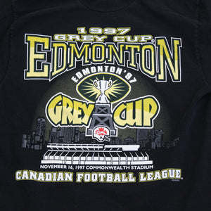 F- Vintage 1997 Edmonton Elks CFL Champs Single Stitch Tee