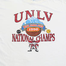 Load image into Gallery viewer, F- Vintage 1990 UNLV NCAA Basketball National Champs Single Stitch Tee
