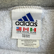 J- Vintage 90s Adidas Embroidered Logo Made In USA Crewneck - M