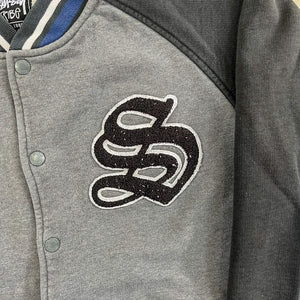 F- Vintage Stussy The International Athletics Tribe Embroidered Text Jacket