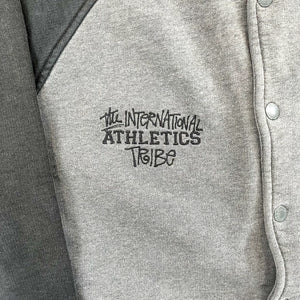F- Vintage Stussy The International Athletics Tribe Embroidered Text Jacket