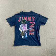 Load image into Gallery viewer, F- Vintage &#39;88 Jimmy Page Picture &amp; Guitar Single Stitch Hanes Tag Tee
