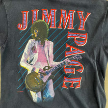 Load image into Gallery viewer, F- Vintage &#39;88 Jimmy Page Picture &amp; Guitar Single Stitch Hanes Tag Tee
