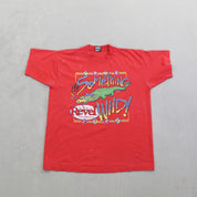 F- Vintage 95' Red River Arts Festival Graphic Single Stitch Tee