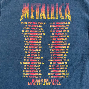F- Vintage '98 Metallica Summer Tour Picture Tee
