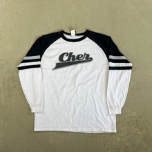 Load image into Gallery viewer, F- Vintage &#39;99 Cher Believe Text Tour Long Sleeve Raglan Tee
