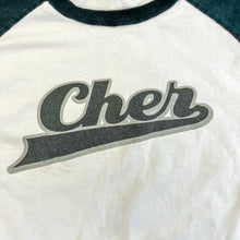 Load image into Gallery viewer, F- Vintage &#39;99 Cher Believe Text Tour Long Sleeve Raglan Tee
