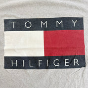J- Vintage Tommy Hilfiger Text Graphic Made In USA Tee - XL