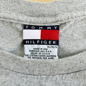 J- Vintage Tommy Hilfiger Text Graphic Made In USA Tee - XL