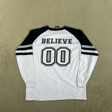 Load image into Gallery viewer, F- Vintage &#39;99 Cher Believe Text Tour Long Sleeve Raglan Tee
