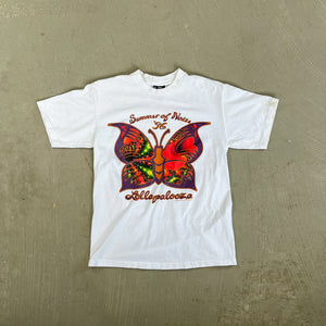 F- Vintage '96 Lollapalooza Festival Metallica/Soundgarden Butterfly Single Stitch Tee