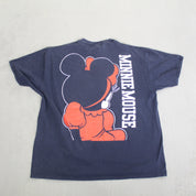 F- Vintage Disney Minnie Mouse Text & Graphic Tee
