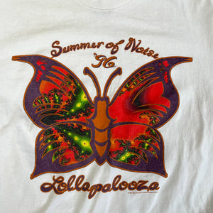 F- Vintage '96 Lollapalooza Festival Metallica/Soundgarden Butterfly Single Stitch Tee