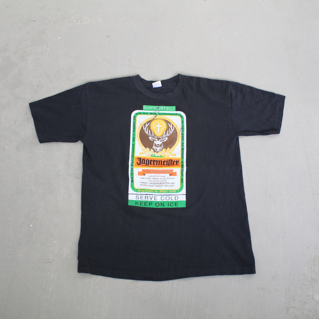 F- Vintage Jägermeister & Killer Bee Graphic Single Stitch Tee
