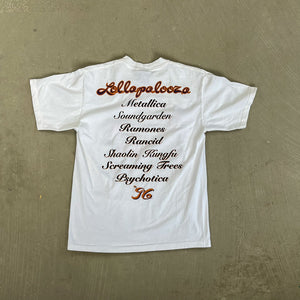 F- Vintage '96 Lollapalooza Festival Metallica/Soundgarden Butterfly Single Stitch Tee