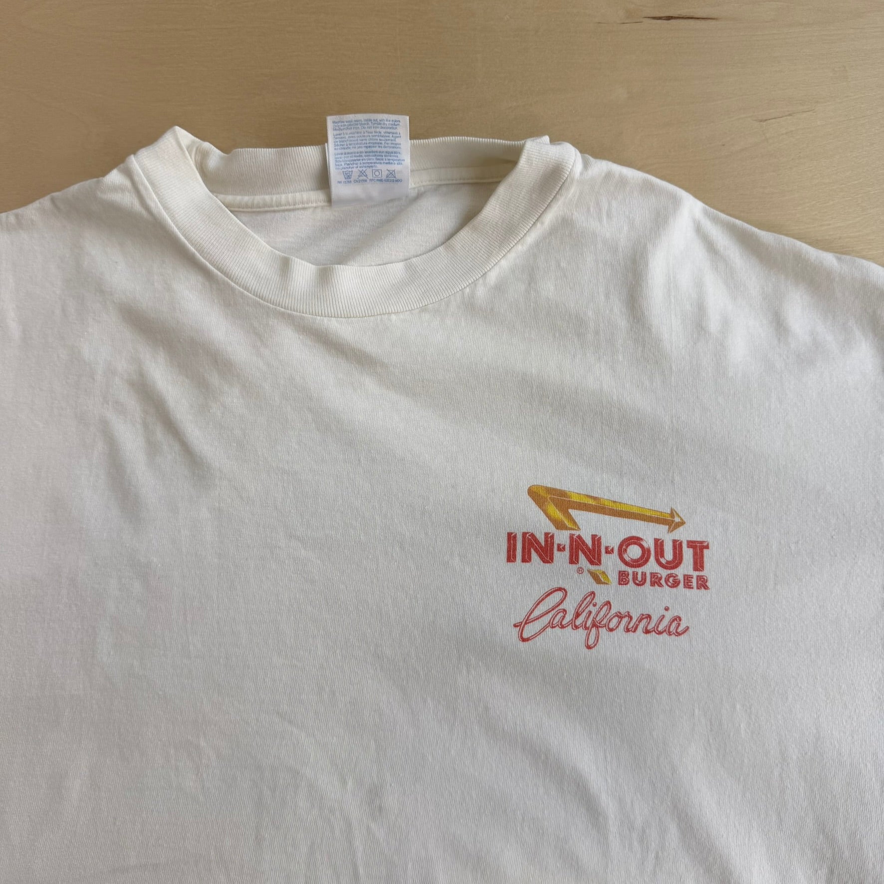 J- Vintage '98 In n Out Burger California 50th Anniversary Graphic Tee - XL