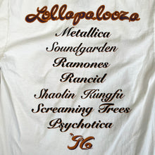 Load image into Gallery viewer, F- Vintage &#39;96 Lollapalooza Festival Metallica/Soundgarden Butterfly Single Stitch Tee
