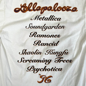 F- Vintage '96 Lollapalooza Festival Metallica/Soundgarden Butterfly Single Stitch Tee