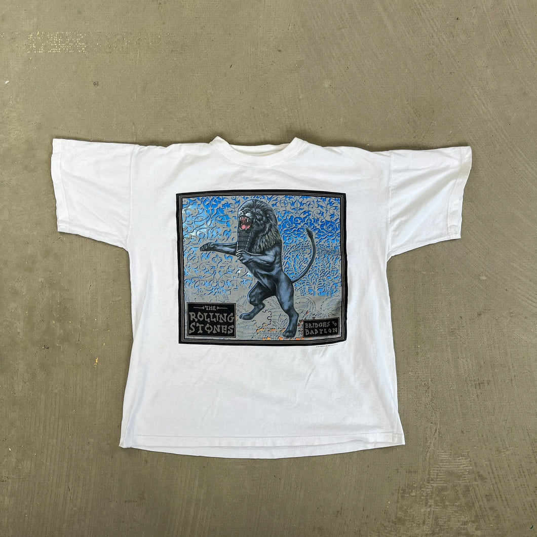 F- Vintage '97 Rolling Stones Bridges To Babylon Tour Tee