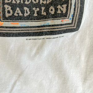 F- Vintage '97 Rolling Stones Bridges To Babylon Tour Tee