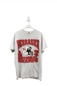 Z - Vintage 94' Single Stitch Nebraska Football Team National Champs Tee