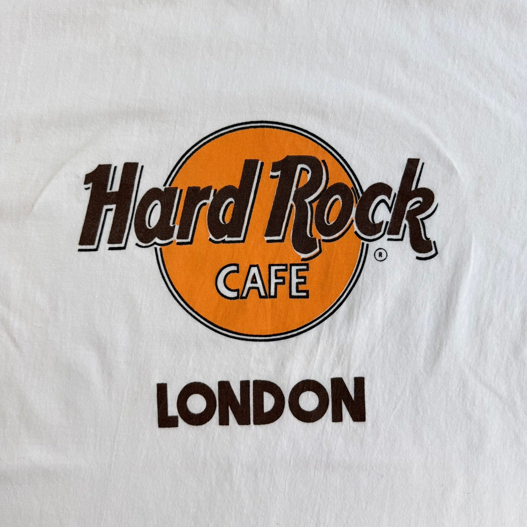 J- Vintage 90s Hard Rock Cafe London Logo Graphic Tee - L