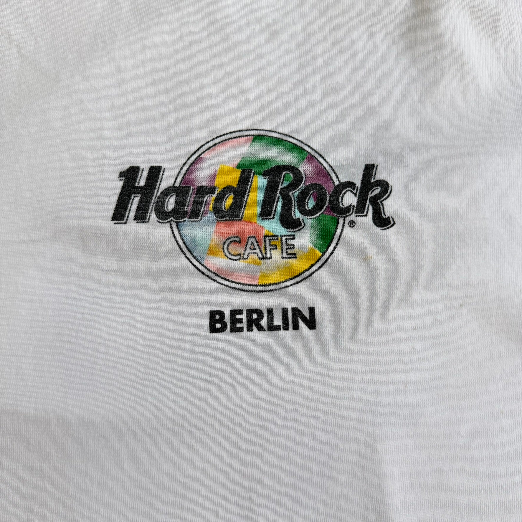 J- Vintage 90s Hard Rock Cafe Berlin Graphic Tee - L