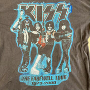F- Vintage '00 Kiss The Farewell Tour Picture Tee