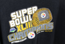 Load image into Gallery viewer, Z - 2009 NFL Pittsburgh Steelers Super Bowl 43 Champs Tee
