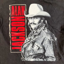Load image into Gallery viewer, F- Vintage &#39;92 Alan Jackson Picture &amp; Text Single Stitch Tee
