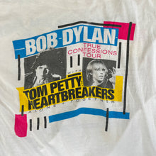 Load image into Gallery viewer, F- Vintage &#39;86 Tom Petty &amp; Bob Dylan True Confession Tour Single Stitch Tee
