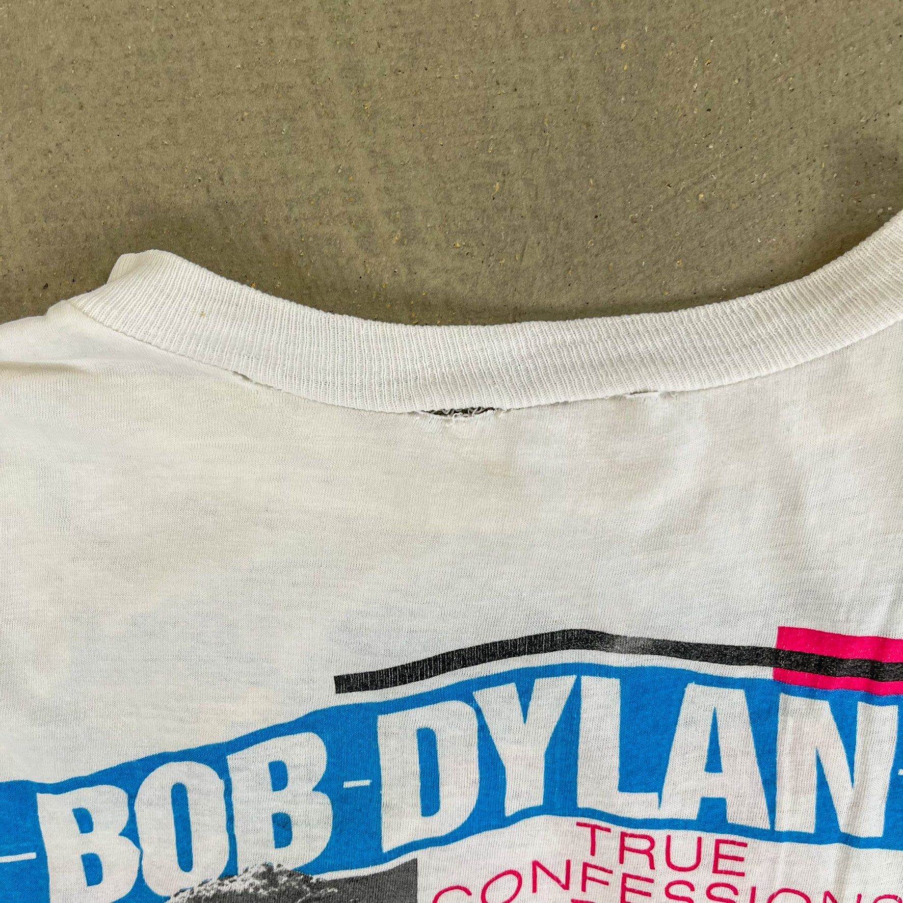 F- Vintage '86 Tom Petty & Bob Dylan True Confession Tour Single Stitch Tee