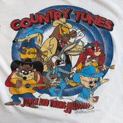 J- Vintage '93 Looney Tunes Country Tunes Graphic Single Stitch Tee - XL